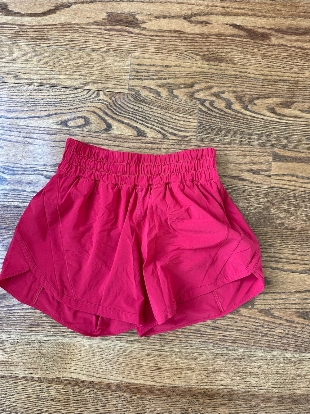 Women’s Lululemon Active Track that Short 5”Elastic-Waist Shorts - Bright Red